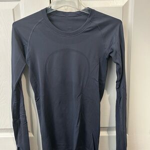 lululemon athletica Long Sleeve Top - Dark Blue